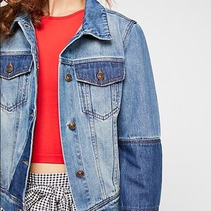 Free People rumors denim jacket